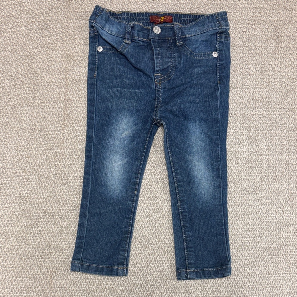 7 For All Mankind Dark Blue Kids Jeans